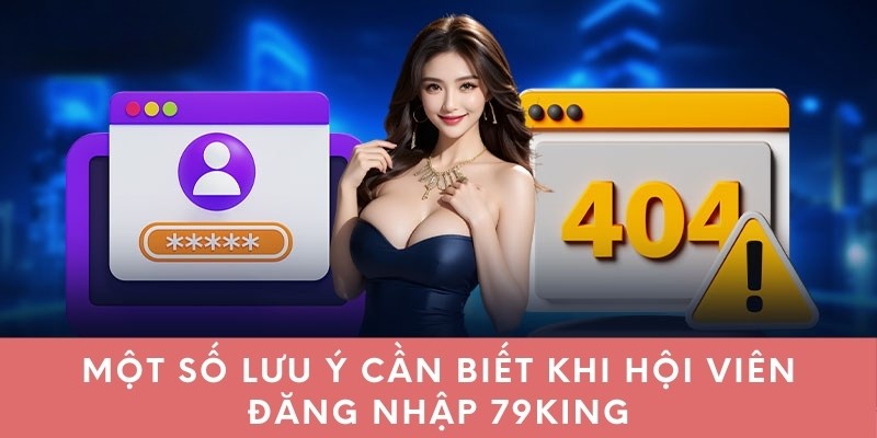 Một số lưu ý cần biết khi hội viên đăng nhập 79king